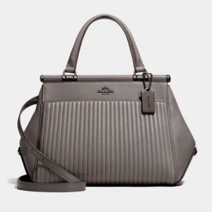 EXCELLENT!  COACH Quilted Grace Satchel Crossbody Bag